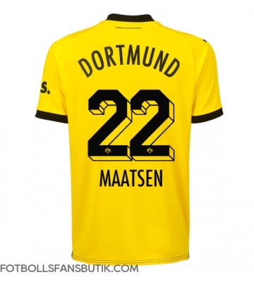 Borussia Dortmund Ian Maatsen #22 Replika Hemmatröja 2023-24 Kortärmad